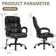 thumbnail image 3 of BestMassage Gaming Chair, Adjustable, Brown, 3 of 7