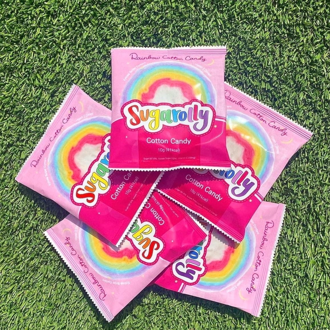 Cotton Candy - Sugarolly Rainbow Cotton Candy - Imported - 5