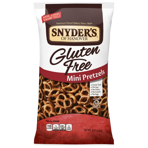 Snyder's Gluten Free Mini Pretzels, 8 Ounce Bag