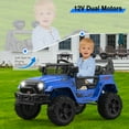 thumbnail image 6 of CazToi 12V Kids Ride On Truck Toddlers Battery Powered Electric Vehicle with Remote Control Ride On Toy Car for Boys Girls 3-8, 6 of 8