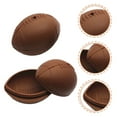 thumbnail image 4 of KAKOWELY 2 moldes creativos para hacer hielo de rugby, de silicona, para hacer bolas de hielo decorativas, para chocolate, 4 of 5