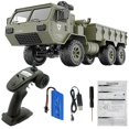 thumbnail image 3 of Coche a Control remoto FY004A 1/16 2,4G 6WD, camión militar del ejército de EE. UU., modelo RTR, Juguetes, 3 of 4