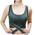 thumbnail image 5 of 2 PC Wireless Bras for Women Push up Seamless Comfy Posture Corrector Sports Daliy Bra Front Criss Cross Side Buckle Bras, 5 of 5