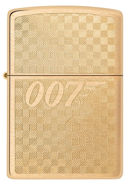 Zippo Lighter - Customized Engraved Message B Bond Bt 007 Gun Logo 46298