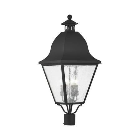 Livex Lighting Amwell 4 Light Outdoor Post Lantern