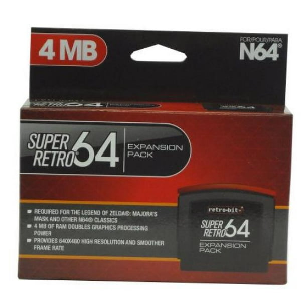 N64 - Memory Card - 4MB Ram Expansion Pack (Retro-Bit) - Walmart.com - Walmart.com