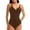 swimsuit 133#Brown, variant on WAYUTE Womens One Piece Swimsuits Push Up Underwire Rash Guard Ruched High Waisted Tummy Control Bathing Suit