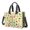 Multicolor Cat Silhouette Yellow Pattern, variant on Pink Cat Head Gray Pattern Canvas Messenger Tote Bag, Nurse Handbag with Multi Pockets & Removable Strap, Magnetic Closure Gifts for Women Men Teacher Nurse