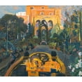 thumbnail image 2 of Joaquin Mir Trinxet 22x20 Black Ornate Framed Double Matted Museum Art Print Titled: The Artist's Garden, 2 of 5