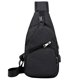 thumbnail image 4 of Bolso bandolera para hombre Multicompartimento con puerto de carga USB Fanny Pack Bolso JShteea El nuevo, 4 of 7