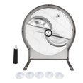 thumbnail image 1 of Vegetable Fruit Cutter, Manual Slicing Machine Aluminum Alloy Body High Hardness  For Restaurant, 1 of 7