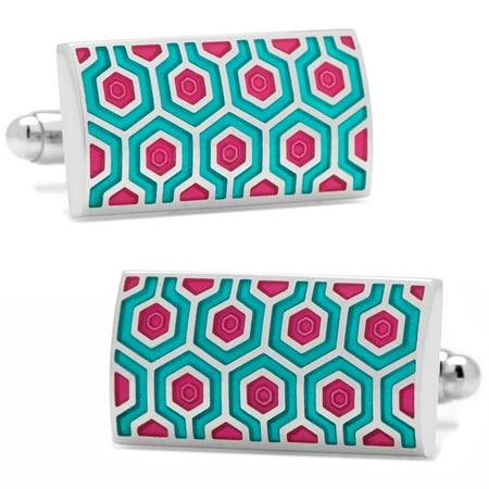 Ox and Bull NEW Men's Honeycomb Designer Novelty Formal Dress Fashion Cufflinks