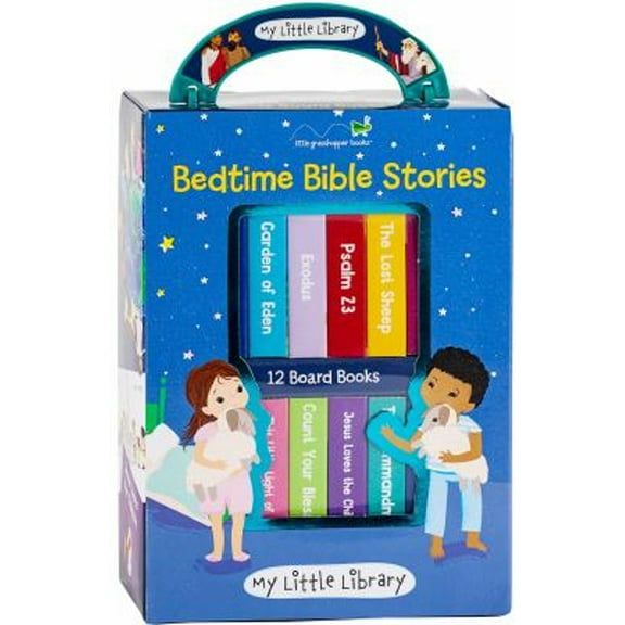 Pre-Owned My Little Library: Bedtime Bible Stories (12 Board Books) Hardcover
