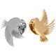 thumbnail image 1 of FESTFENDS 2Ud Pin De Animal Para Moderno De En Inoxidable, 1 of 6