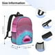 thumbnail image 5 of Easygdp Pink Shark Pool Fantasy Mochila Ligera de 15 Pulgadas para Estudiantes, Mochila Cómoda para la Escuela y Viajes, Correas Ajustables, 5 of 6