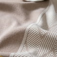 thumbnail image 2 of Enova Home High Quality Tablecloth with Tassels, Thick Rectangle Cotton and Linen Table Cover for Dining Kitchen Decoration (Brown, 54" x 78" ), 2 of 6