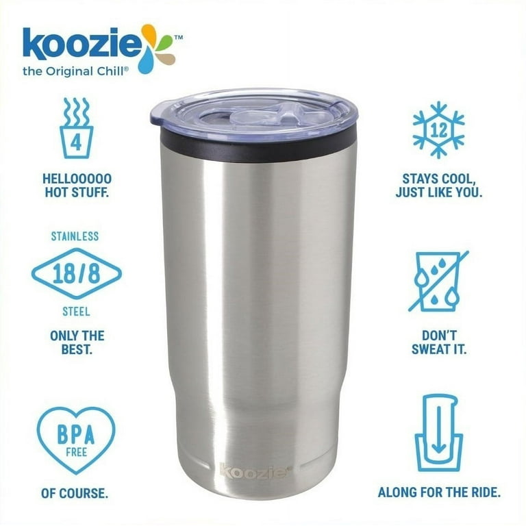 Supply 12oz Double Wall Insulated Can Cooler Koozie With Stainless