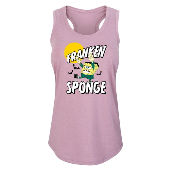 SpongeBob SquarePants - Franken Sponge - Women's Racerback Tank Top