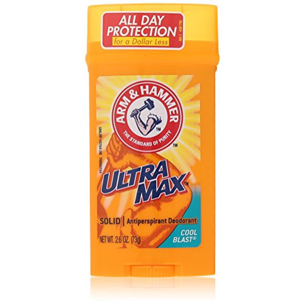 6 Pack Arm & Hammer UltraMax Antiperspirant Deodorant Cool Blast 2.8oz