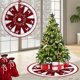 thumbnail image 1 of Falda para árbol de Navidad, tapete para árbol de Navidad, decoración navideña para fiestas navideñas, decoraciones para patio, adornos para interiores y exteriores., 1 of 5
