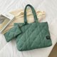 thumbnail image 3 of Bolso de mano informal para mujer, Bolso de hombro acolchado suave, Bolso versátil con conjunto de monedero, 3 of 8