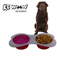 thumbnail image 3 of KE WOOW Juego de Platos Plegables KE WOOW Comederos de VIAJE para perros 1000 ml Rosa, 3 of 10