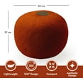 thumbnail image 2 of English Home Round Ottoman Pouf Foot Stool Large Knitted Pouffe Stool Seat Cushion Boho Home Decor Extra Seating Floor Cushion for Living Room, Bedroom, Indoor, Outdoor 37 x 50 cm Terracotta, 2 of 7
