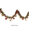 thumbnail image 3 of Kumdkd Christmas Garland with Lights 2 Meters Long, Colorful Strip Light Ball Set with 12 Ornaments for Christmas Tree, Window, Staircase Holiday Decor, 3 of 6