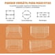 thumbnail image 5 of Valla para mascotas corral portátil plegable de metal con puerta 8 paneles 61x60 cm para perro pequeño y mediano cachorros, 5 of 7