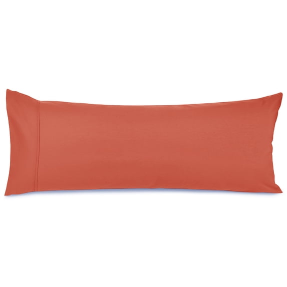 Nestl Body Pillow Case, Microfiber Body Pillow Cover, Body Pillowcase Size (20"x54"), Misty Rose
