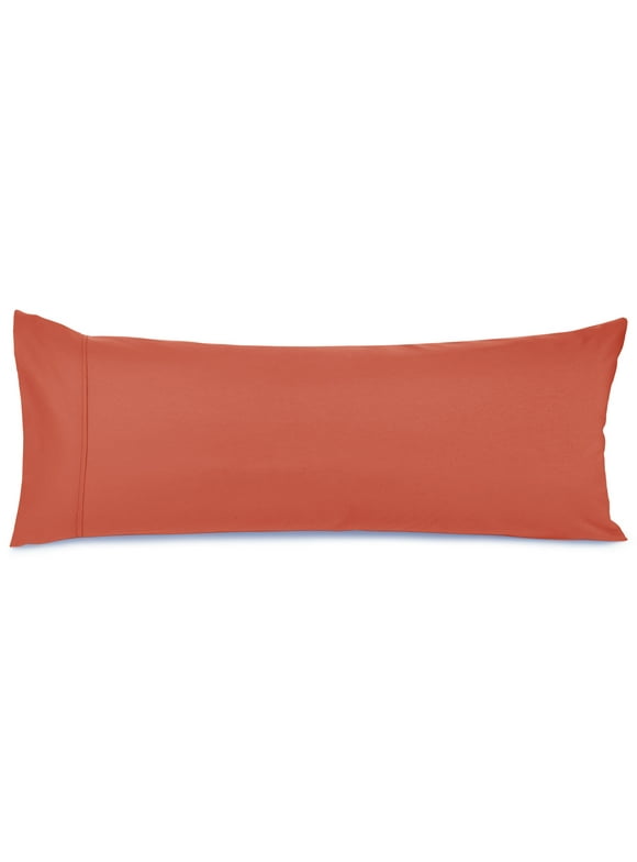 Nestl Body Pillow Case, Microfiber Body Pillow Cover, Body Pillowcase Size (20"x54"), Misty Rose
