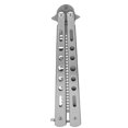 thumbnail image 1 of Peigne de Formation Pliant en Acier Inoxydable pour Salon Professionnel Brosse à Cheveux Argent, 1 of 10