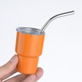 thumbnail image 3 of Taza térmica con pajita para coche de 3 oz, para exteriores, sublimación, mini taza de cerveza, taza de hielo frío para intimidar, 3 of 5