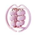 thumbnail image 3 of MERIGLARE Rouleau de Massage 18 Roues Rouleau Masseur 360 Degrés pour Taille Bras Entraînement Physique Rose, 3 of 9