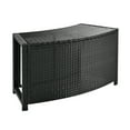 thumbnail image 3 of Harper & Bright Designs Spa Surround Spa Frame Patio Rattan Sofa Set with Storage Spaces, Mini Sofa and Comfortable Cushion for Free Combination, Cream, 3 of 21