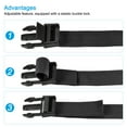 thumbnail image 4 of Unique Bargains 1m Length with Quick Release Buckle Luggage Straps, Black 3 Pack, 4 of 5