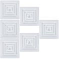 thumbnail image 3 of 6pcs Air Vent Cover Ventilation Grille Air Outlet Vent Cover Grille Register for Ceiling, 3 of 8