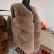 thumbnail image 1 of Blusa de Invierno para mujer, abrigo de piel sintética, chaleco esponjoso, chaqueta gruesa, abrigo de piel sintética, 1 of 5