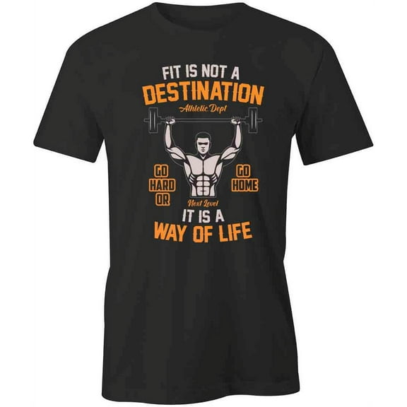 A Way Of Life T-Shirt | Motivational Workout Black Tee Gift