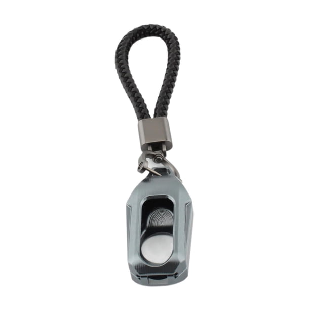 Funda protectora para llave de arranque electrónica de aleación de aluminio, accesorios para motocicleta Gris