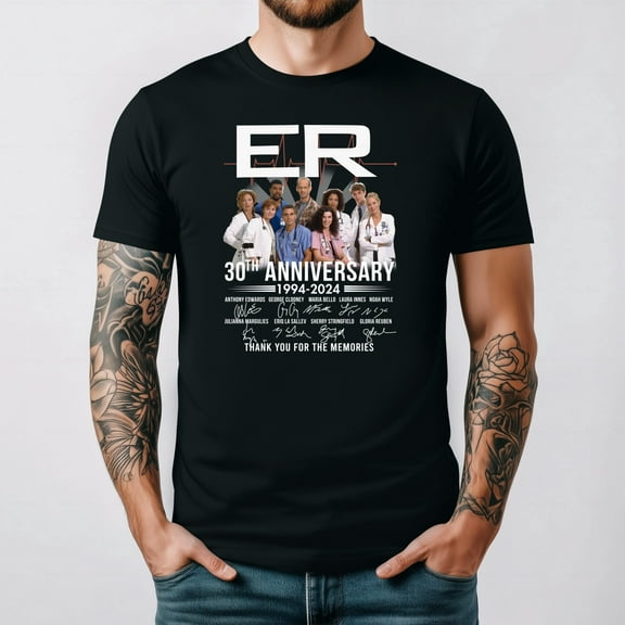 ER TV Show 30th Anniversary 1994-2024 Drama Series T-shirt up to size 5XL