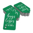 thumbnail image 2 of Inkdotpot Hugs And Kisses From The New Wedding Bottle Tag Real Silver Foil Favor Hang Tags Pack Of 50, 2 of 6