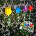 thumbnail image 1 of Solar Windmill Light | Outdoor Solar Garden Decoration with Dancing Tulip Design | Weather-Resistant Plastic | 8-10 Hour Warm LED Illumination, 1 of 9