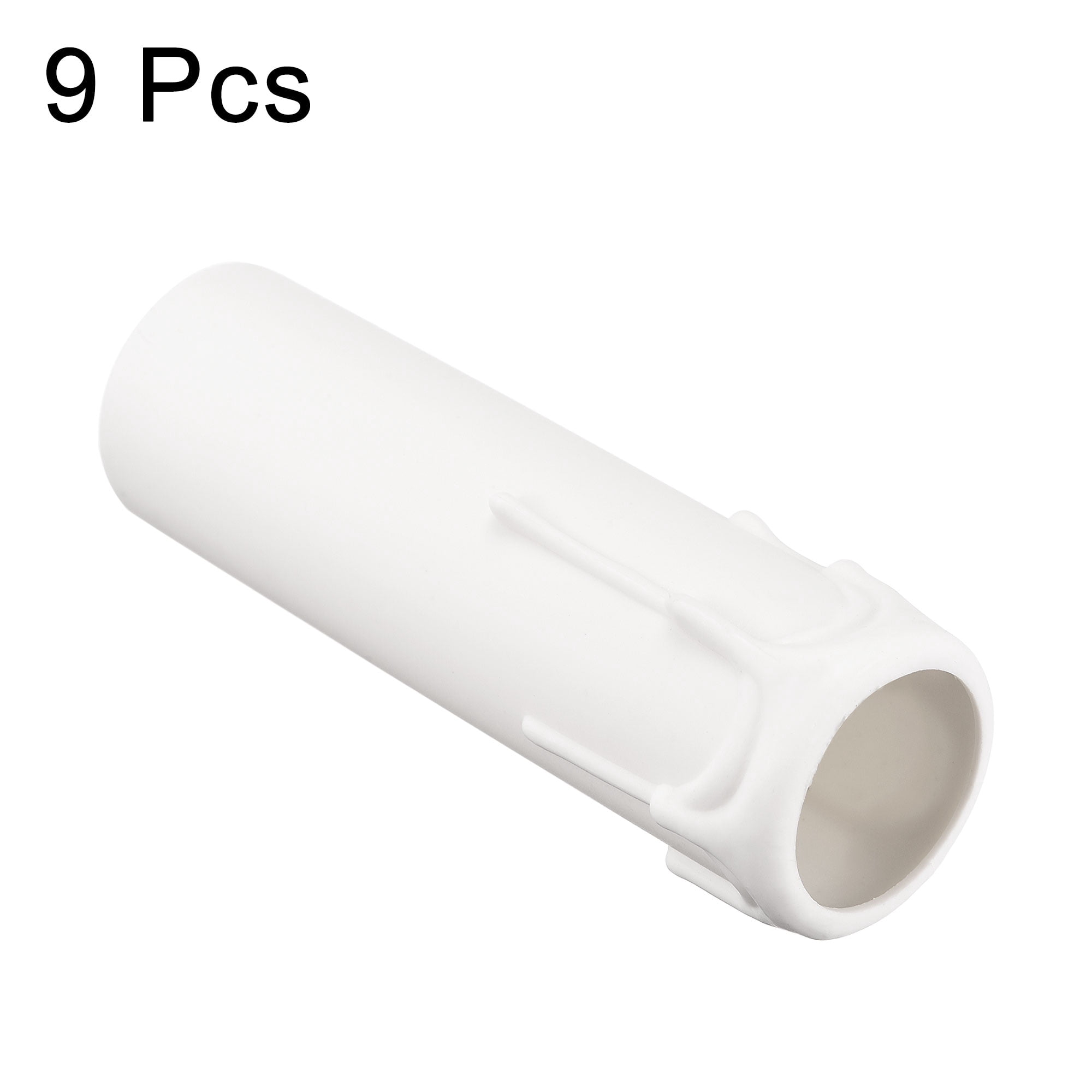 Unique Bargains Plastic Candle Socket Covers for Candelabra Bases White 1.18" x 3.94"