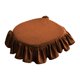 thumbnail image 4 of Cojín de asiento suave con flecos 45x45cm Cojín de silla Asiento de silla de comedor Naranja, 4 of 8