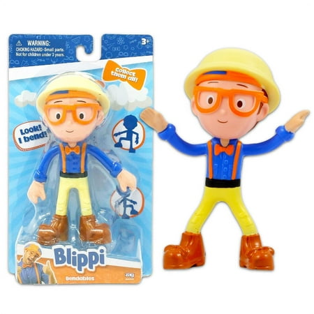 Blippi Bendable 5" Toy Figure - the Explorer Blippi