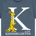 thumbnail image 3 of Dr. Seuss - K Is For Kindergarten - School - Youth Short Sleeve Graphic T-Shirt, 3 of 6
