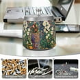 thumbnail image 6 of Yayeee Ashtray with Lid for Cigarette Smokeless Stainless Steel Home Ash Holder, White Floral Garden, 6 of 7