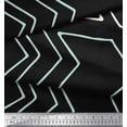 thumbnail image 3 of Soimoi Black Poly Georgette Fabric Arrow Symbol Fabric Prints By Yard 42 Inch Wide, 3 of 5