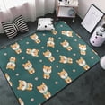 thumbnail image 3 of Cute Shiba Shaggy Area Rug, Rugs for Living Room Bedroom Non Slip Door Mat Indoor Carpet Machine Washable Nursery Home Decor Floor Mats for Entryway 60x39in-#, 3 of 5